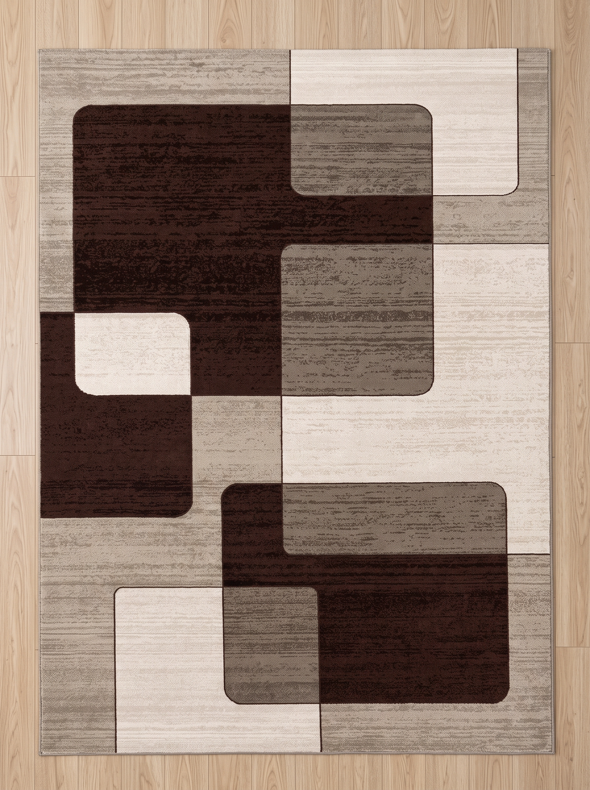 Nordic Flannel Rug - Pine - 80x120cm
