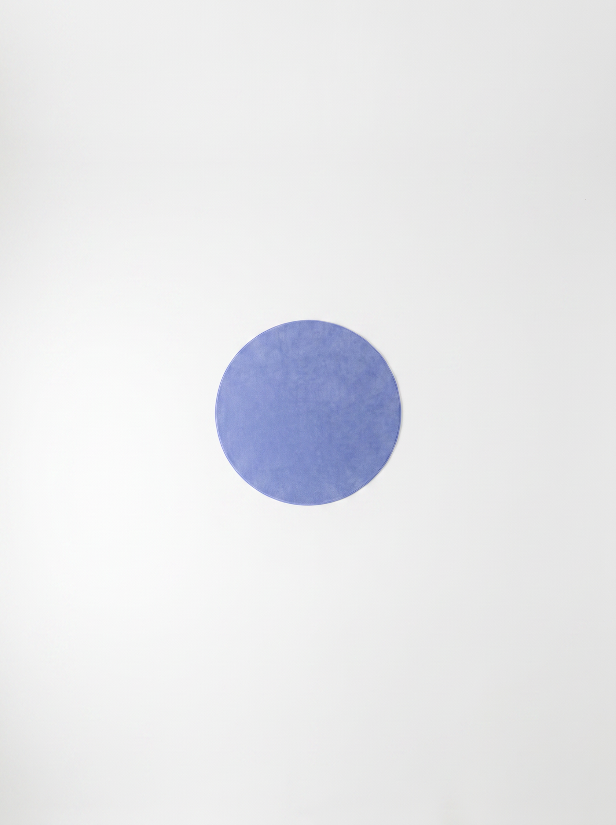 Coral Velvet Living Room Rug - Blue - 180cm diametre