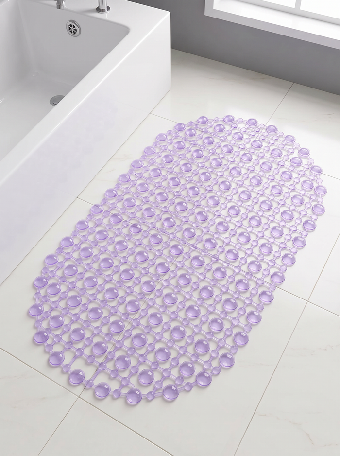 Massage Bath Mat - Purple - 38x68cm
