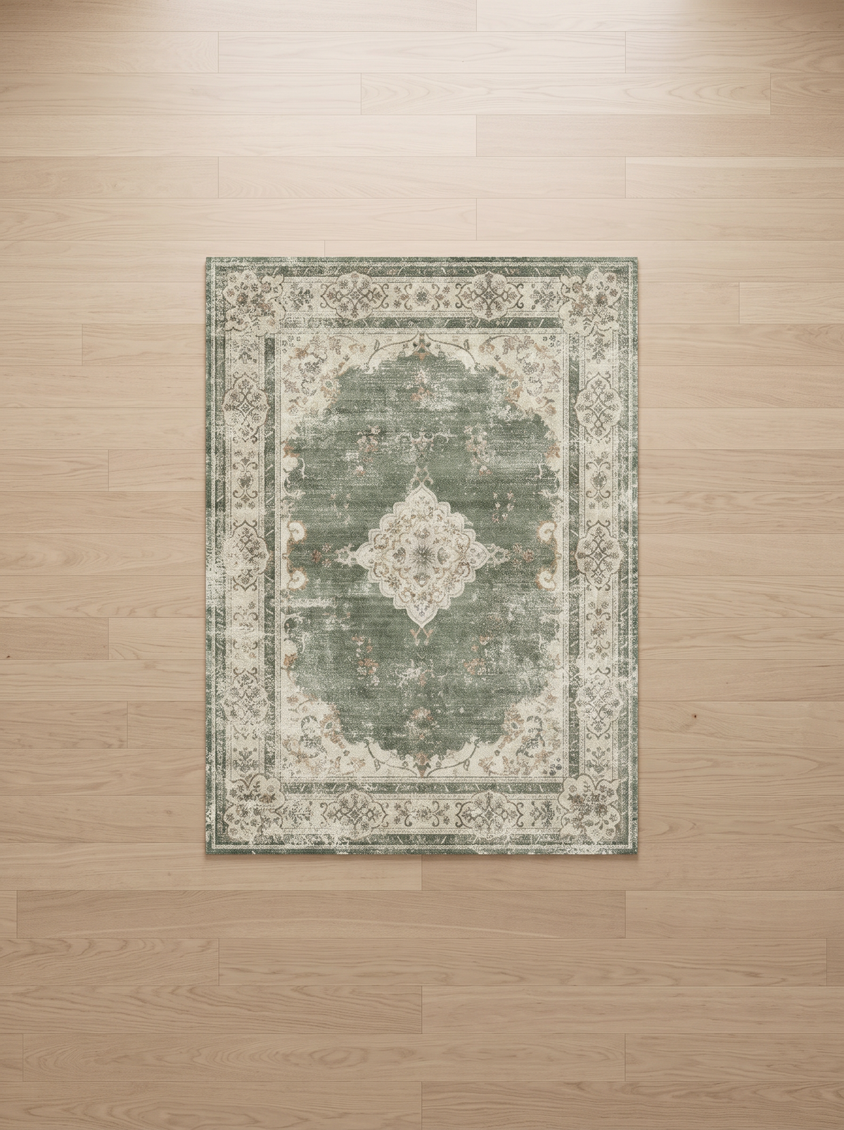 Retro Plush Rug - Sage - 200x300cm