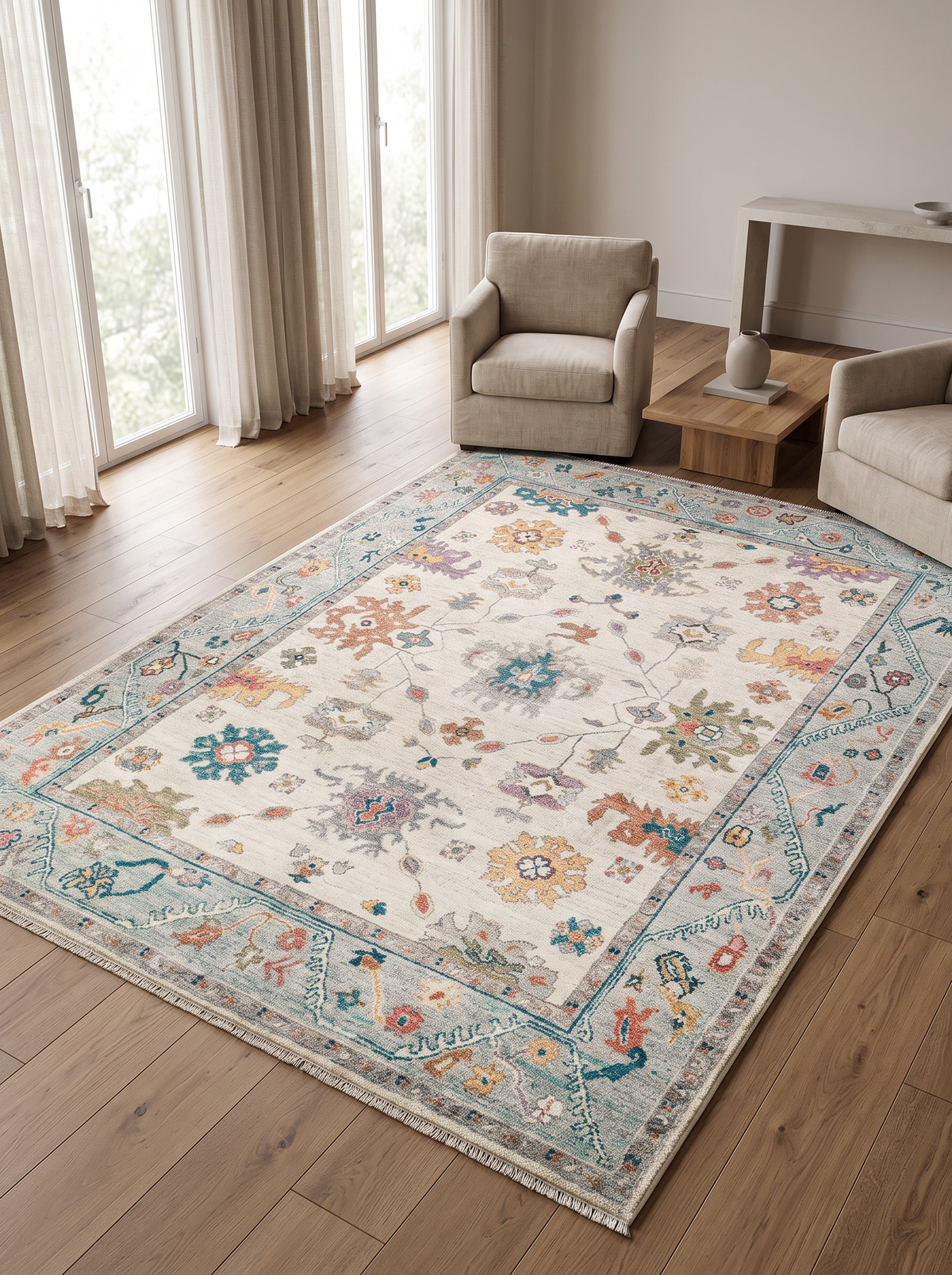 Retro Plush Rug - Amber - 160x230cm