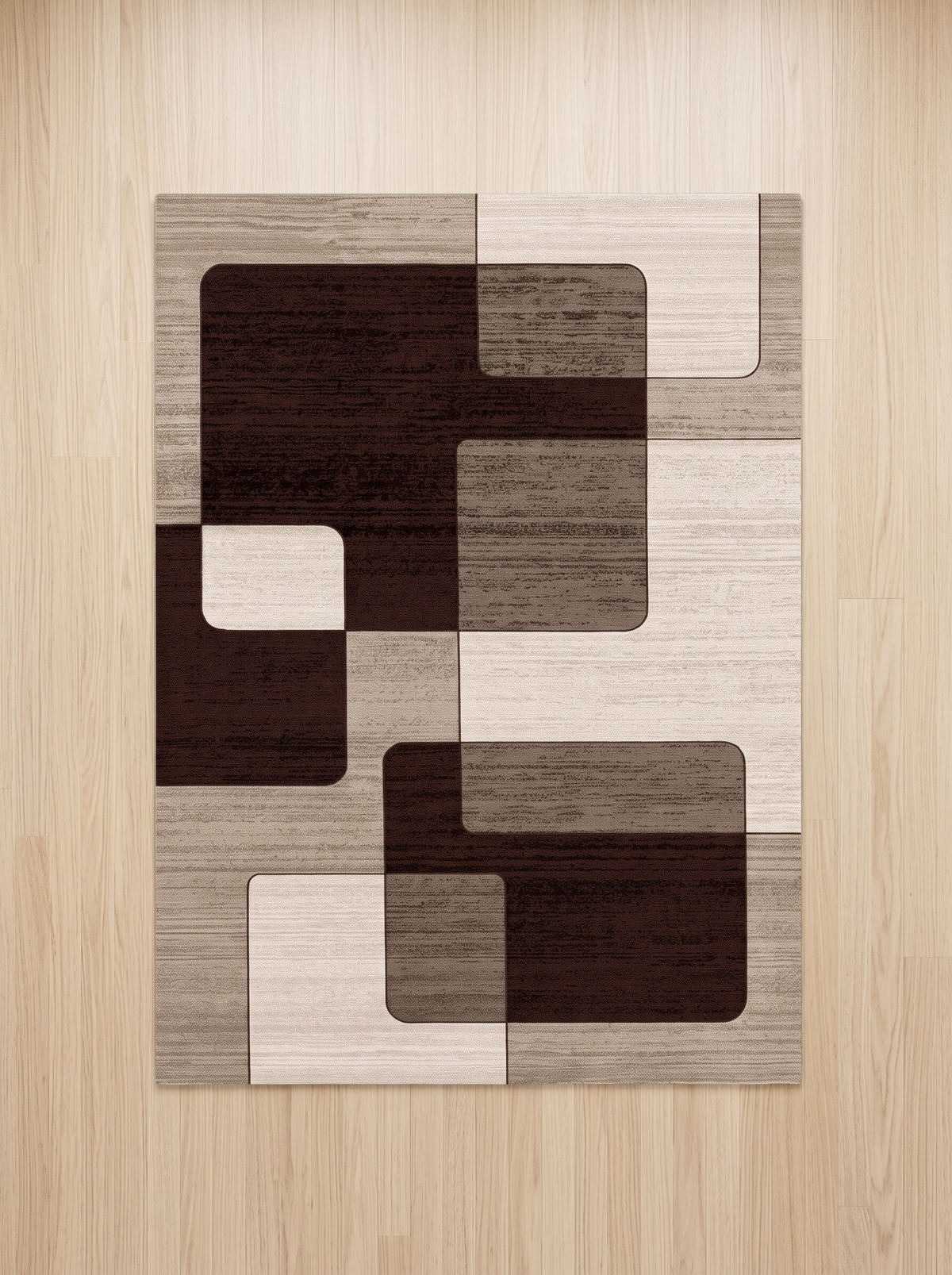 Nordic Flannel Rug - Pine - 120x200cm
