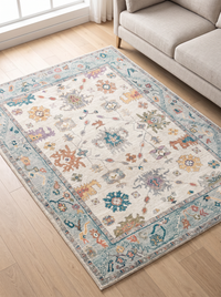 Retro Plush Rug - Amber - 100x160cm