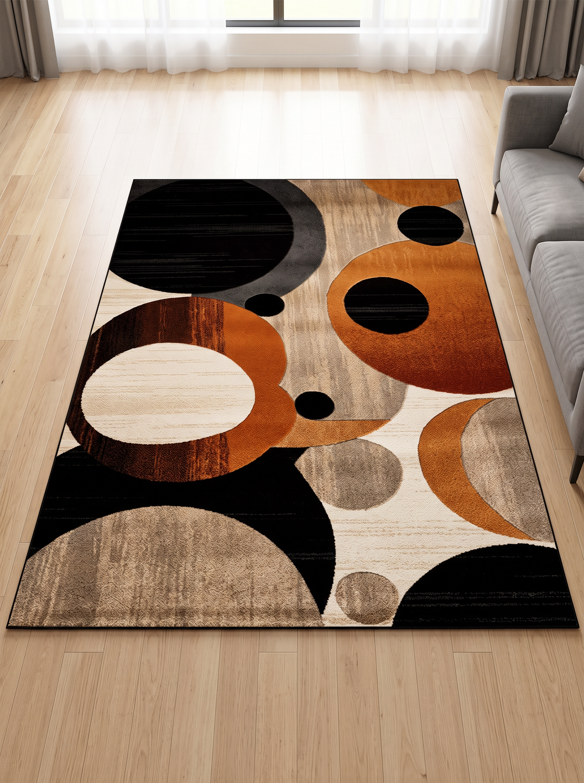 Geometric Living Room Rug - Pattern 4 - 120x160cm