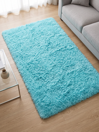 Sky Blue Gradient Rug - Sky Blue - 100x200cm