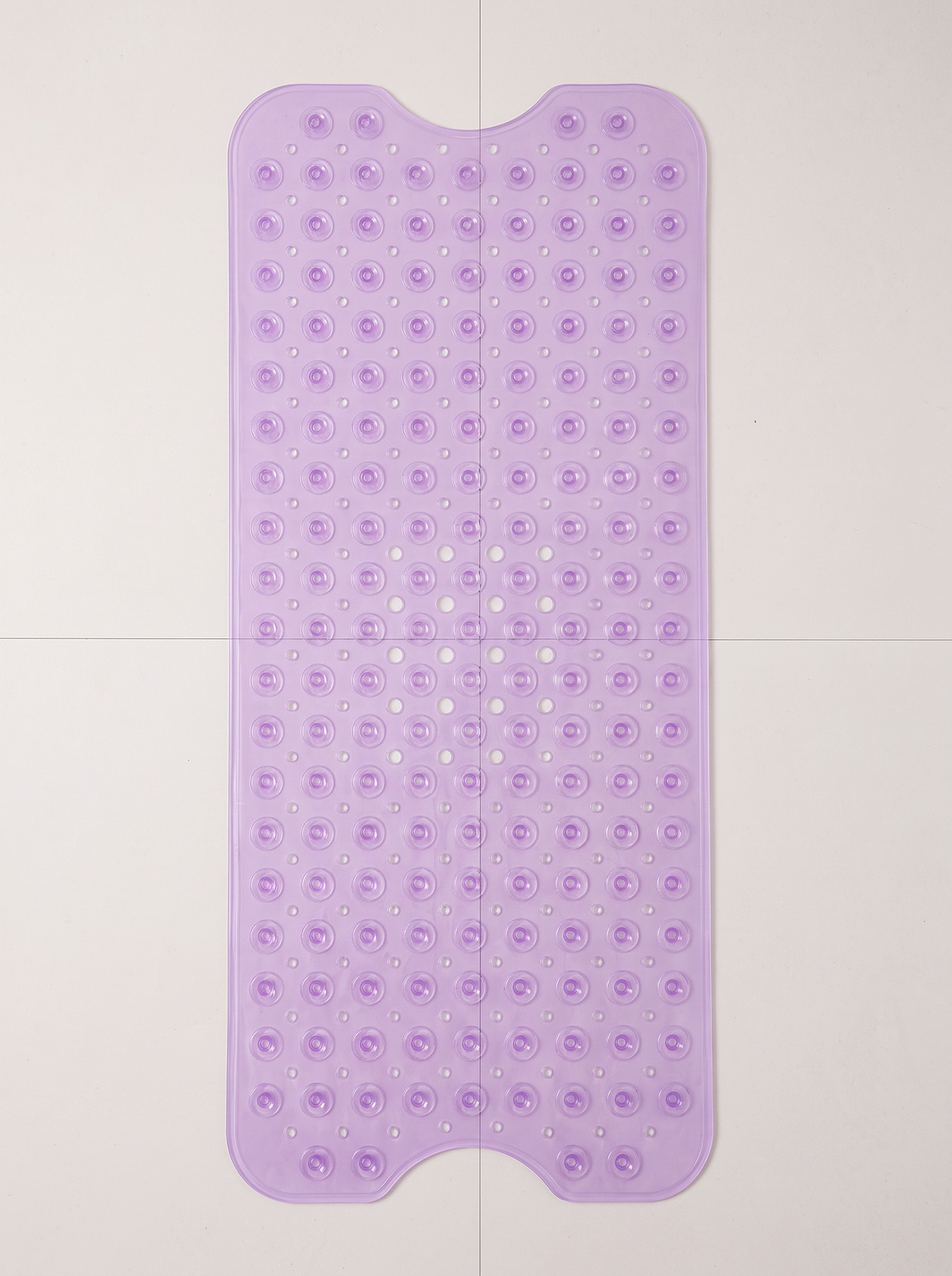 Suction-Grip Shower Mat - Purple - 40x100cm