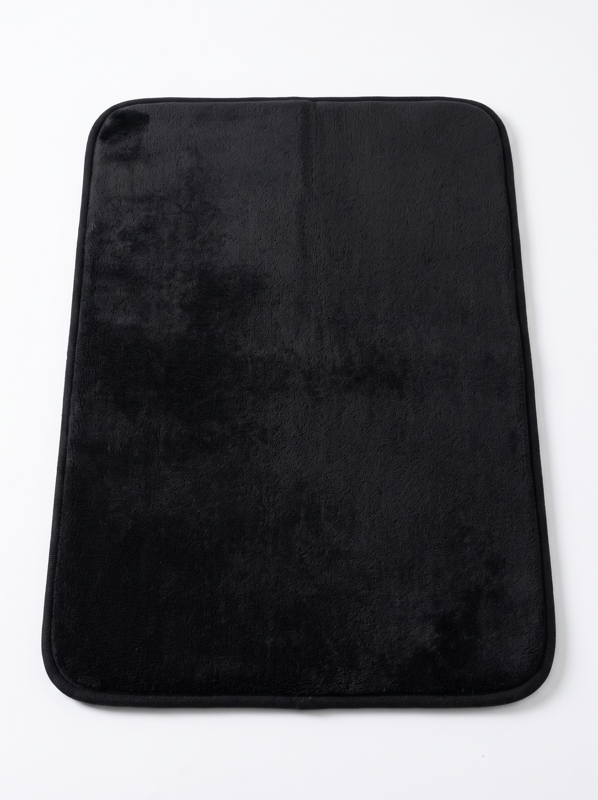 Coral Velvet Bath Mat - Black - 40x60cm
